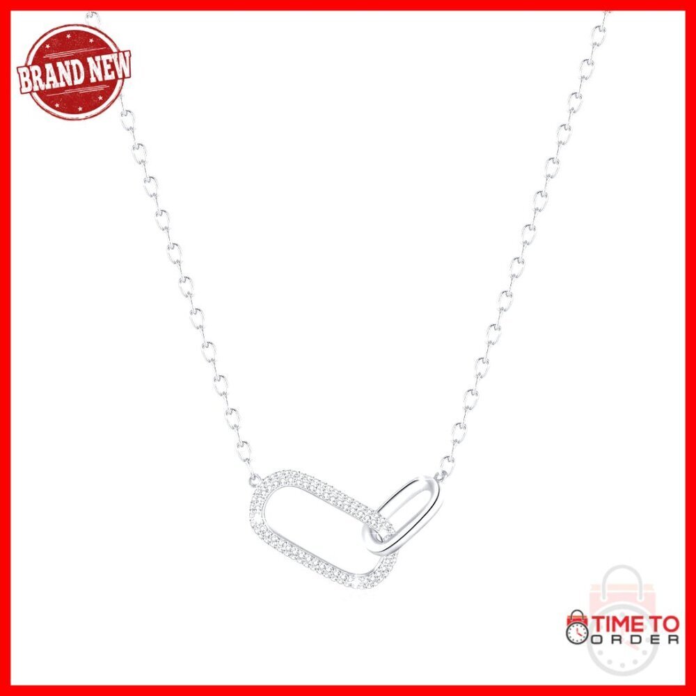 925 Sterling Silver 14K Gold Plated Dainty Pendant Necklace with CZ